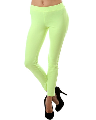 Love of Leggings - Neon Yellow Ponte Legggings