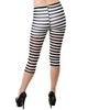 Love of Leggings - Stripe Sheer Capri Leggings